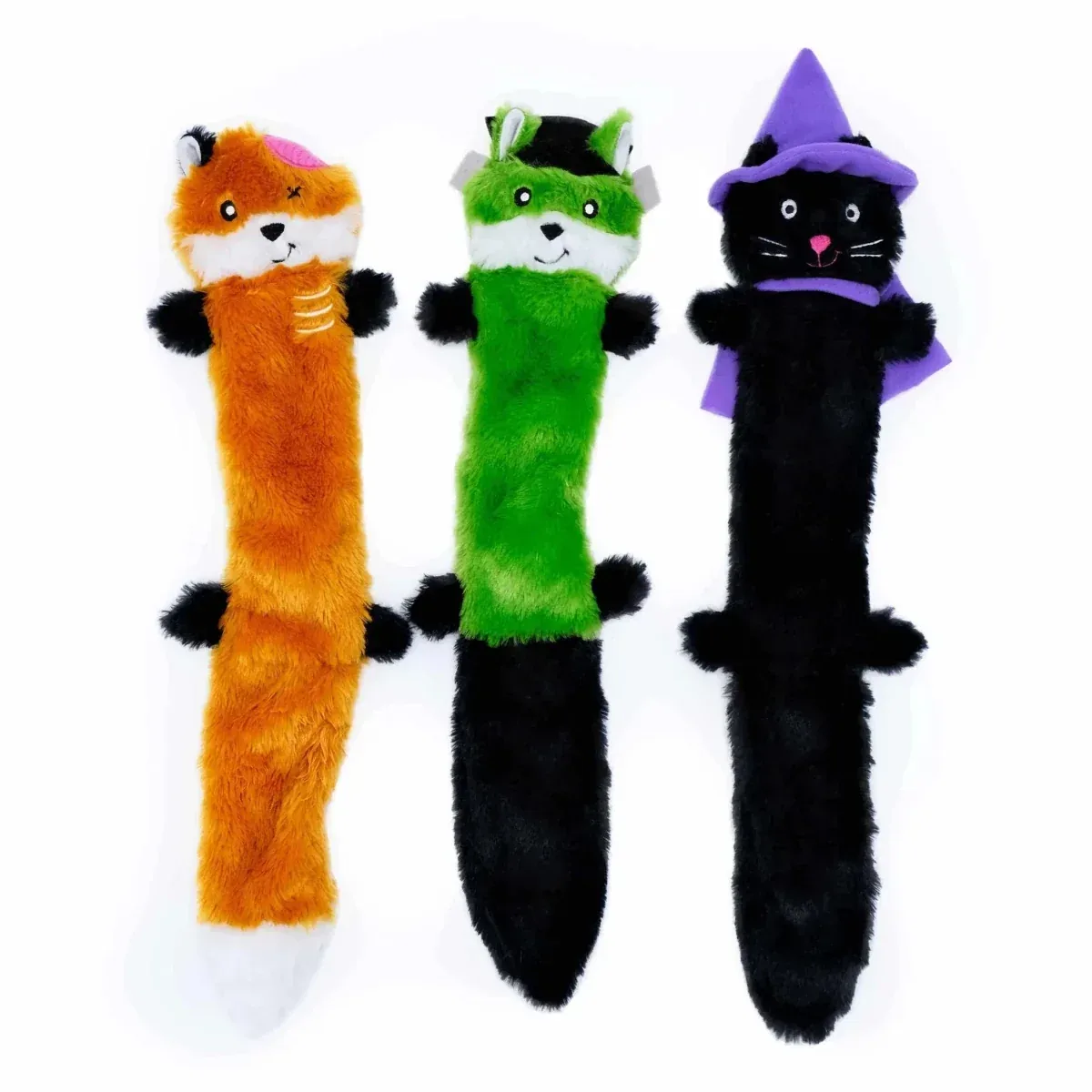 ZippyPaws Halloween Skinny Peltz Large, 3-Pack