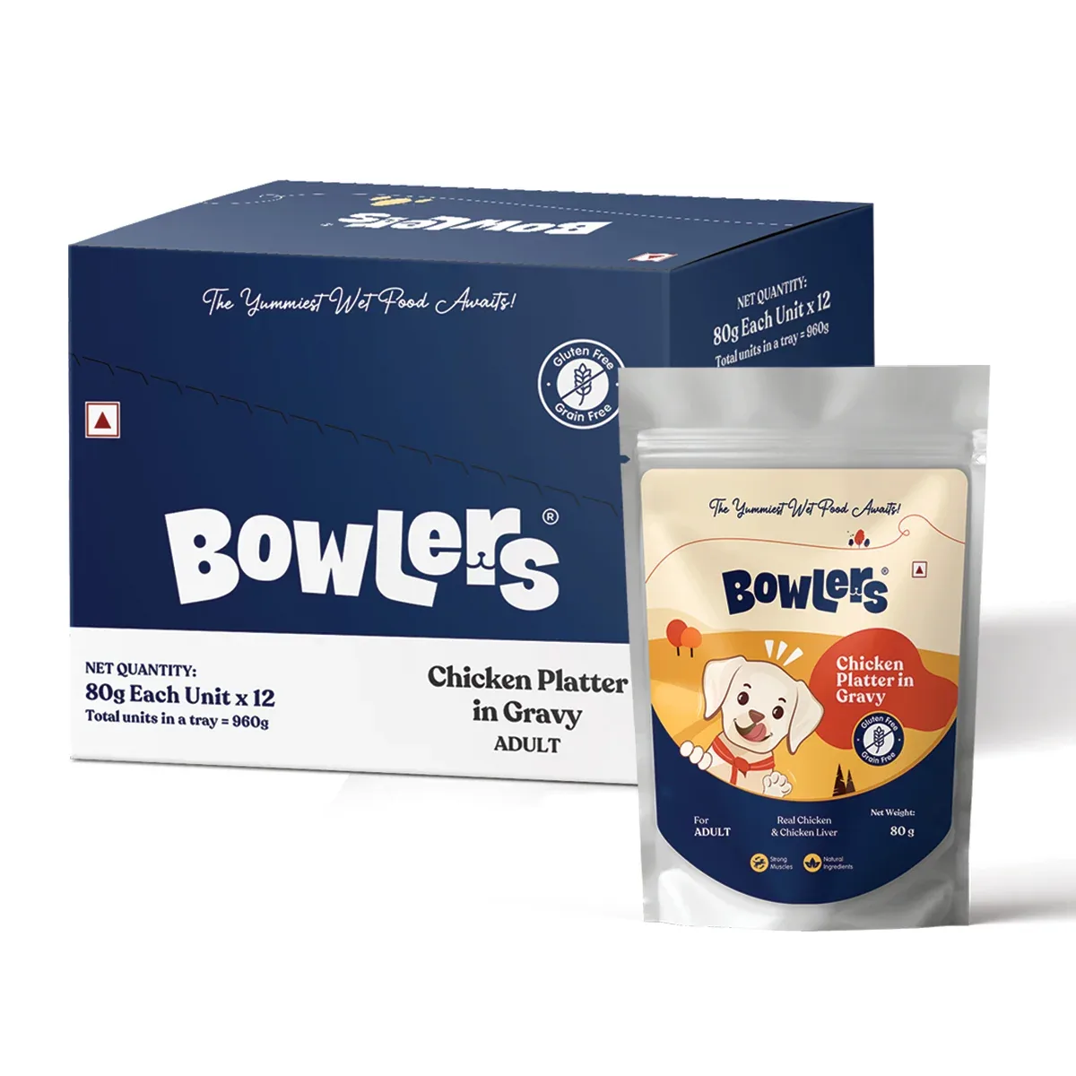 Bowlers Chicken Recipe in Gravy Dog Wet Food