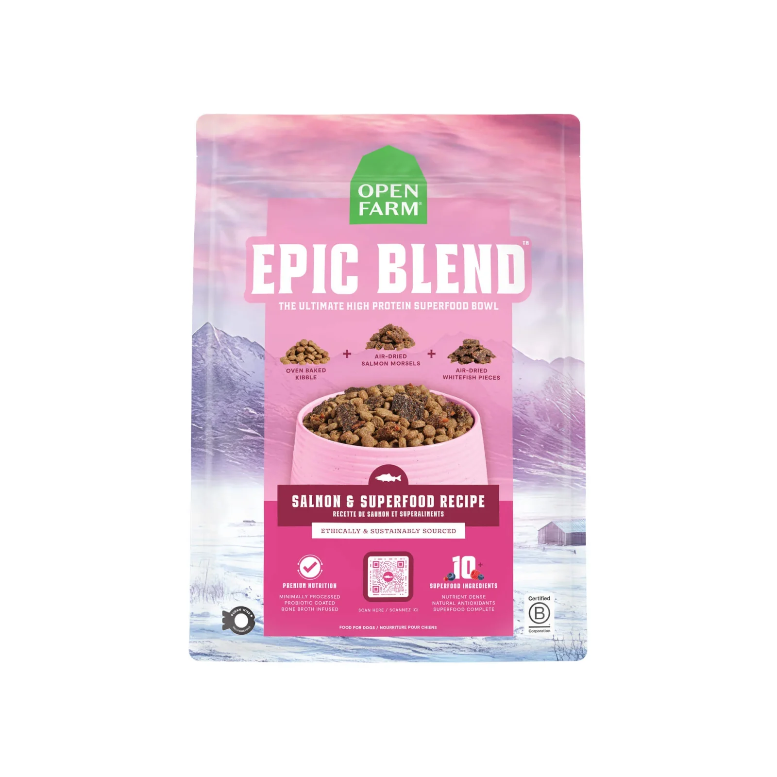 Open Farm Superfood Epic Blend Grain Inclusive Dry Dog Food