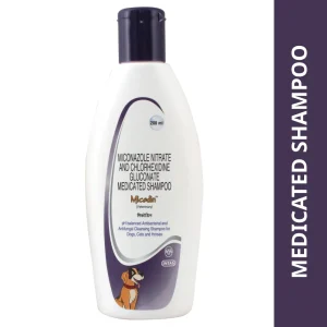 Intas Micodin Antifungal & Antibacterial Shampoo for Dogs and Cats