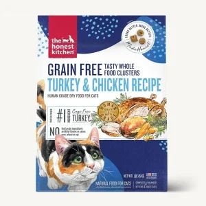 The Honest Kitchen Grain-Free Dehydrated Cat Food - Cage Free Turkey, 2 lb