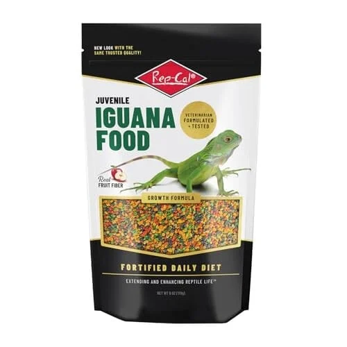 Rep-Cal Juvenile Iguana Growth Formula Digestive Health Daily Diet Reptile Food - Image 2