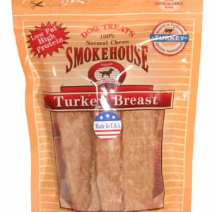 Smokehouse USA Made Turkey Breast Dog Treat, 6 oz
