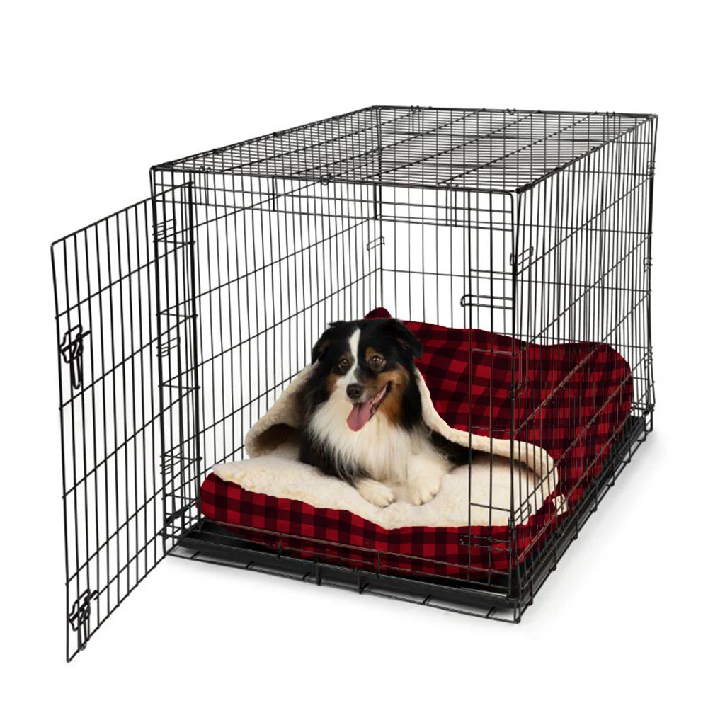 Luxury Cozy Cave® Dog Crate Bed – Holiday Collection