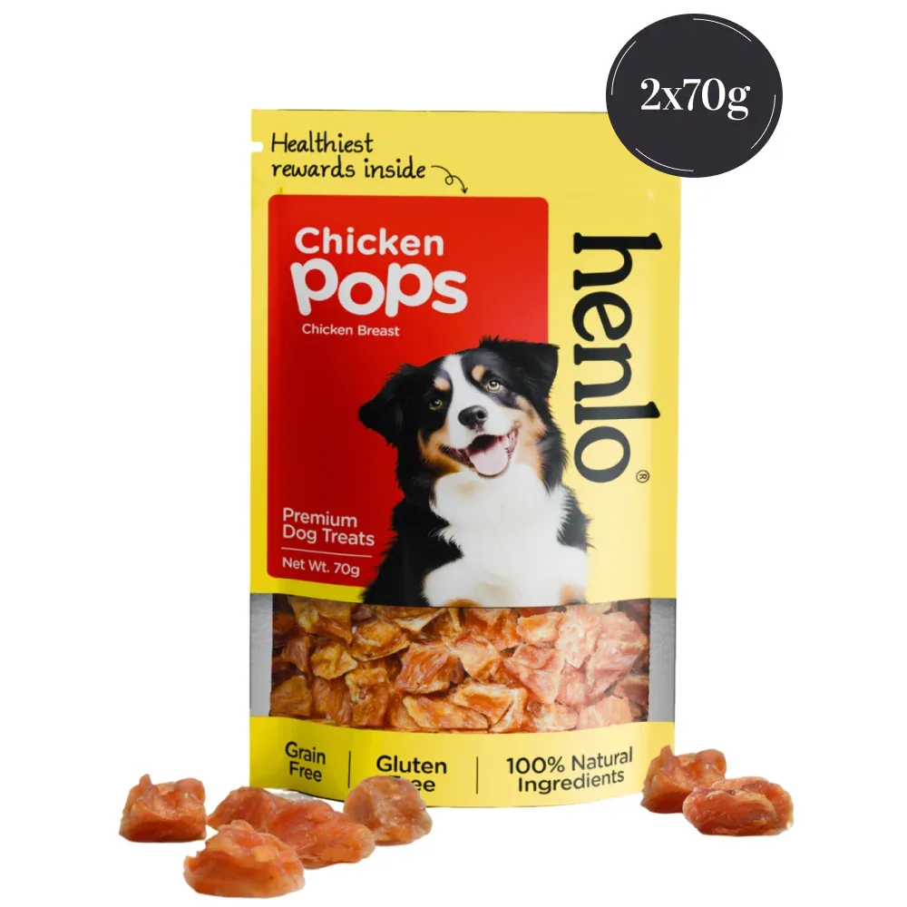 Henlo Chicken Pops Dog Treats I Guilt Free I High Protein - Image 2