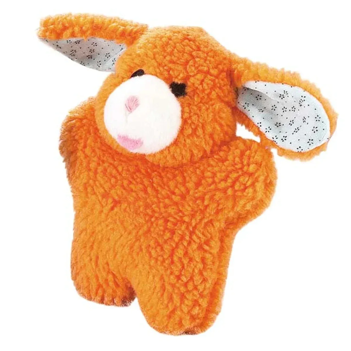 ZA Cuddly Berber Baby Bunny, 8 in Orange - Image 2
