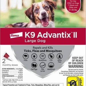 K9 Advantix Ii Dog Large Red 2-Count