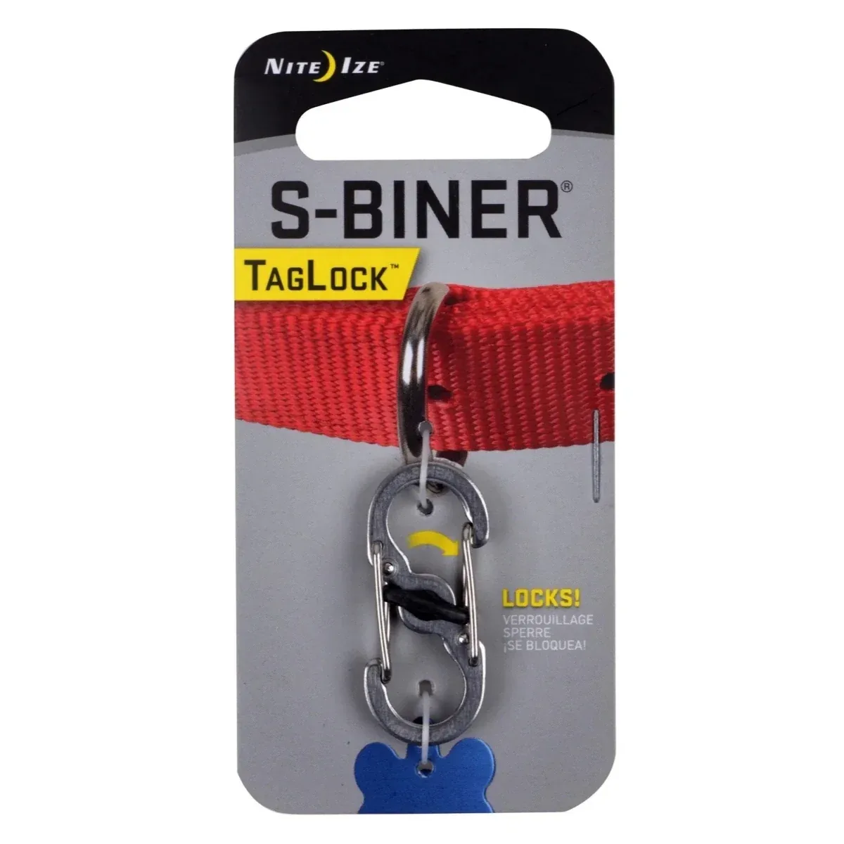 Nite Ize Small-Biner TagLock Stainless Steel Stainless - Image 2