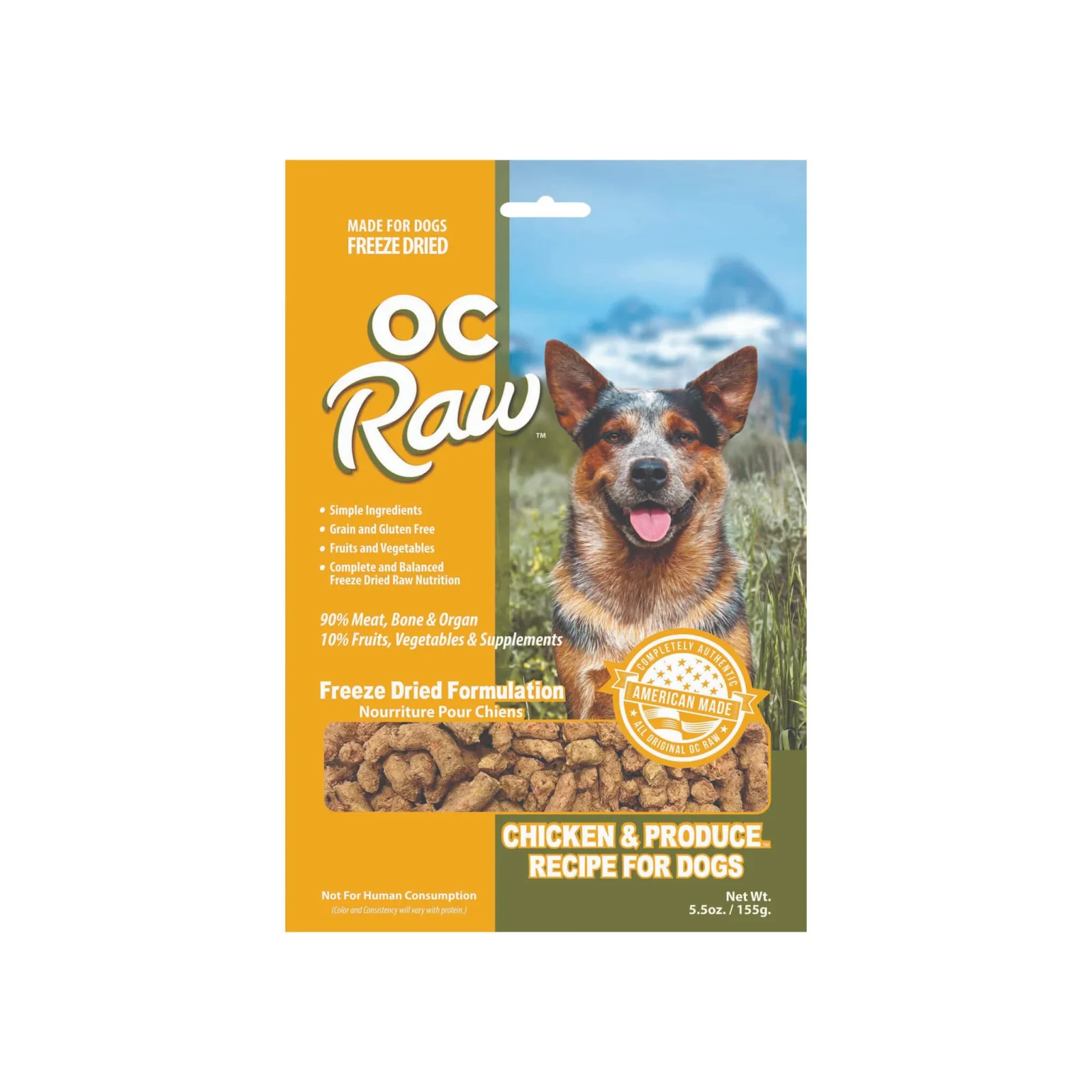 OC Raw Freeze Dried Meaty Rox Dog Food