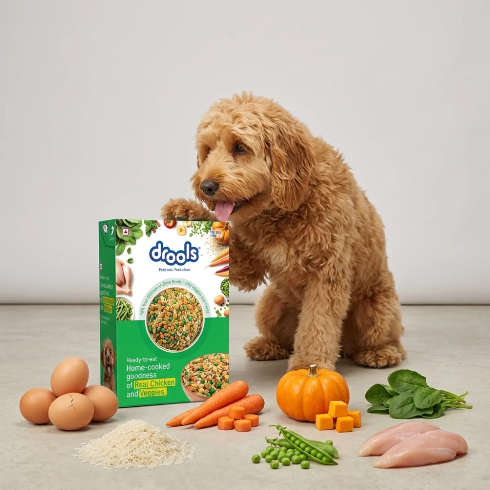 Drools Tetra Pack Real Chicken Veggies Dog Fresh Food