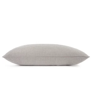 Mushroom Brown Gingham Dog Bed