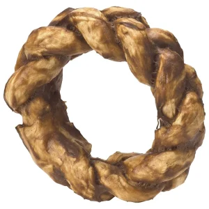 SPOT Nothin' To Hide Braided Beef Flavored Collagen Ring Natural Dog Chews
