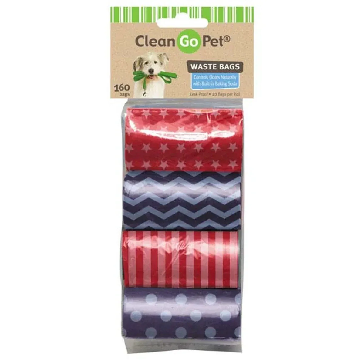 CG Waste Bags 8 Roll Stars & Stripes - Image 2