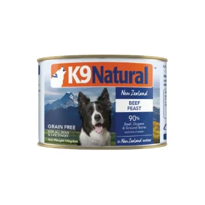 K9 Natural Canned Beef Feast 6 oz. 12 ct