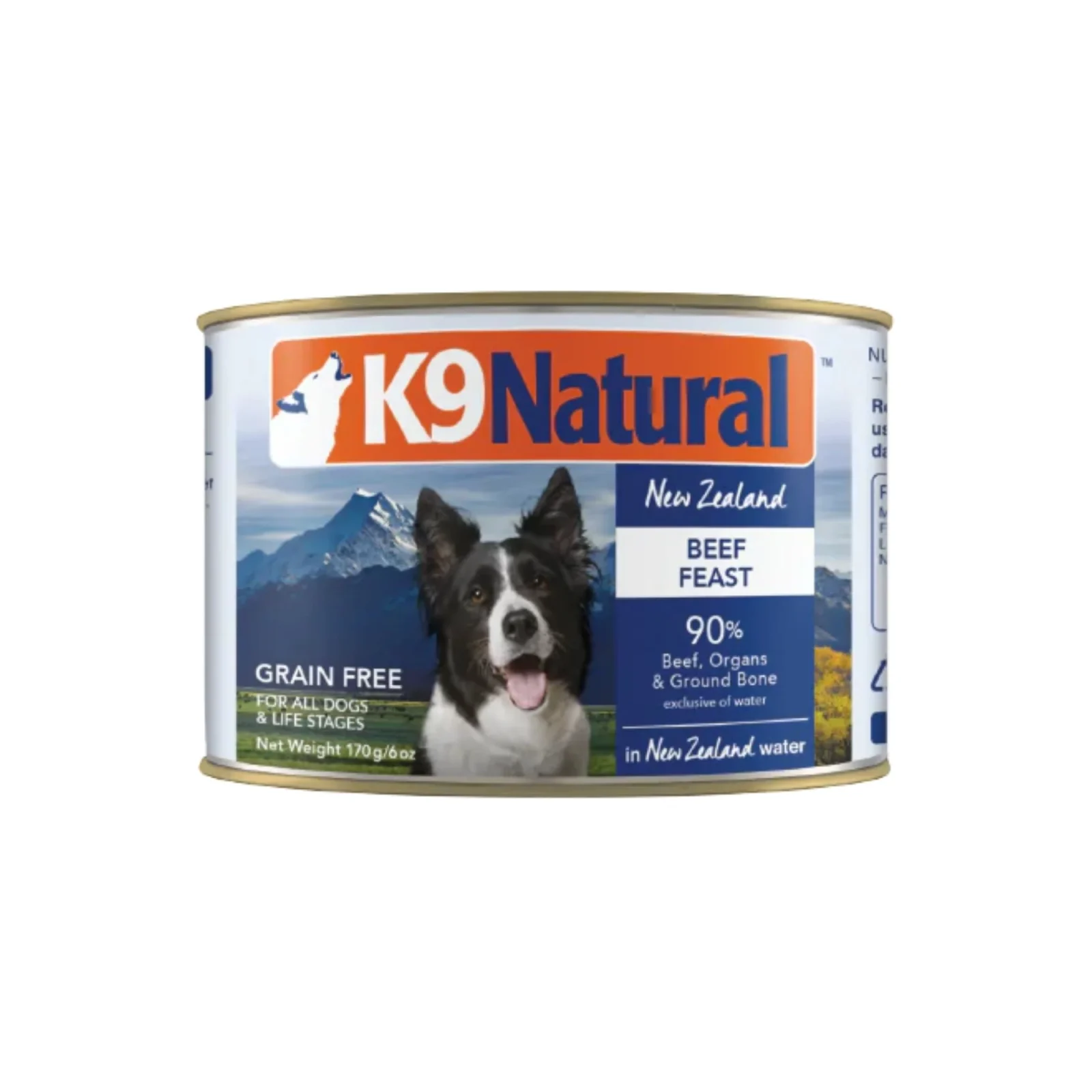 K9 Natural Canned Beef Feast 6 oz. 12 ct