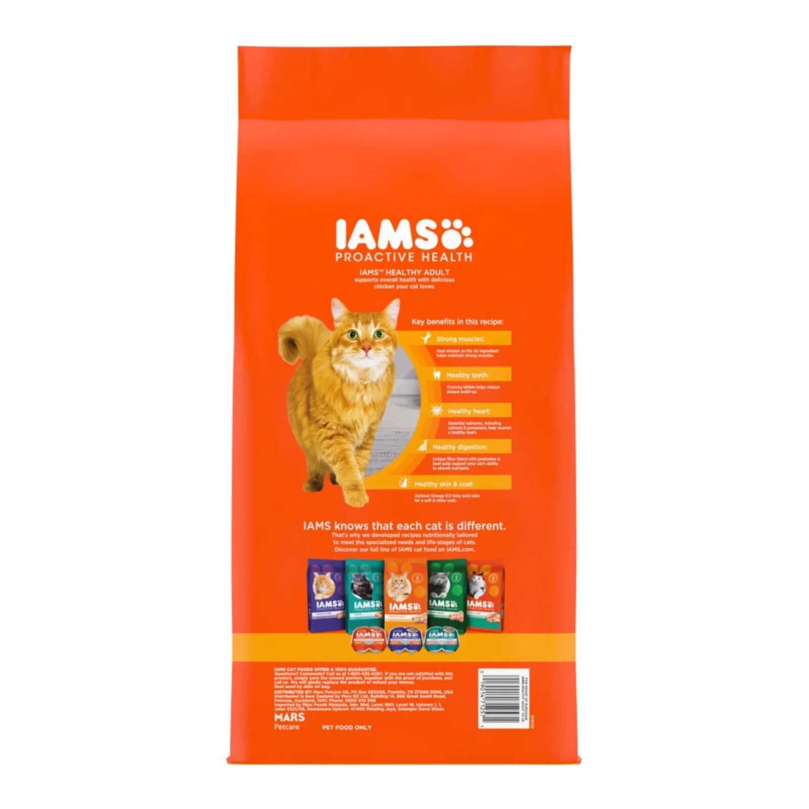 IAMS Proactive Health Adult Dry Cat Food Chicken 7 lb - Image 2