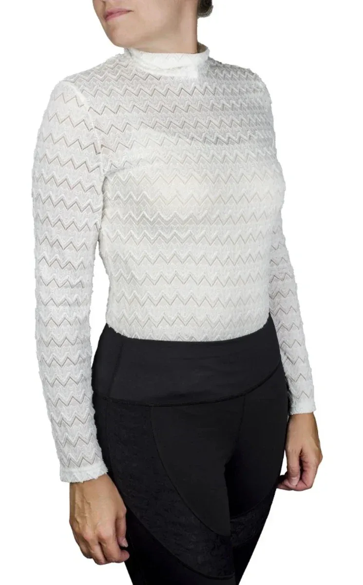 Spicy Girl Pumpkin Long Sleeve Shirt by EC- White- Large - Image 2