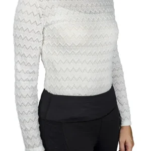 Spicy Girl Pumpkin Long Sleeve Shirt by EC- White- Large