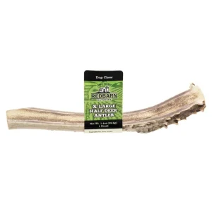 Redbarn Pet Products Natural Deer Antler Dog Treat Split X-Large, 1.4 oz