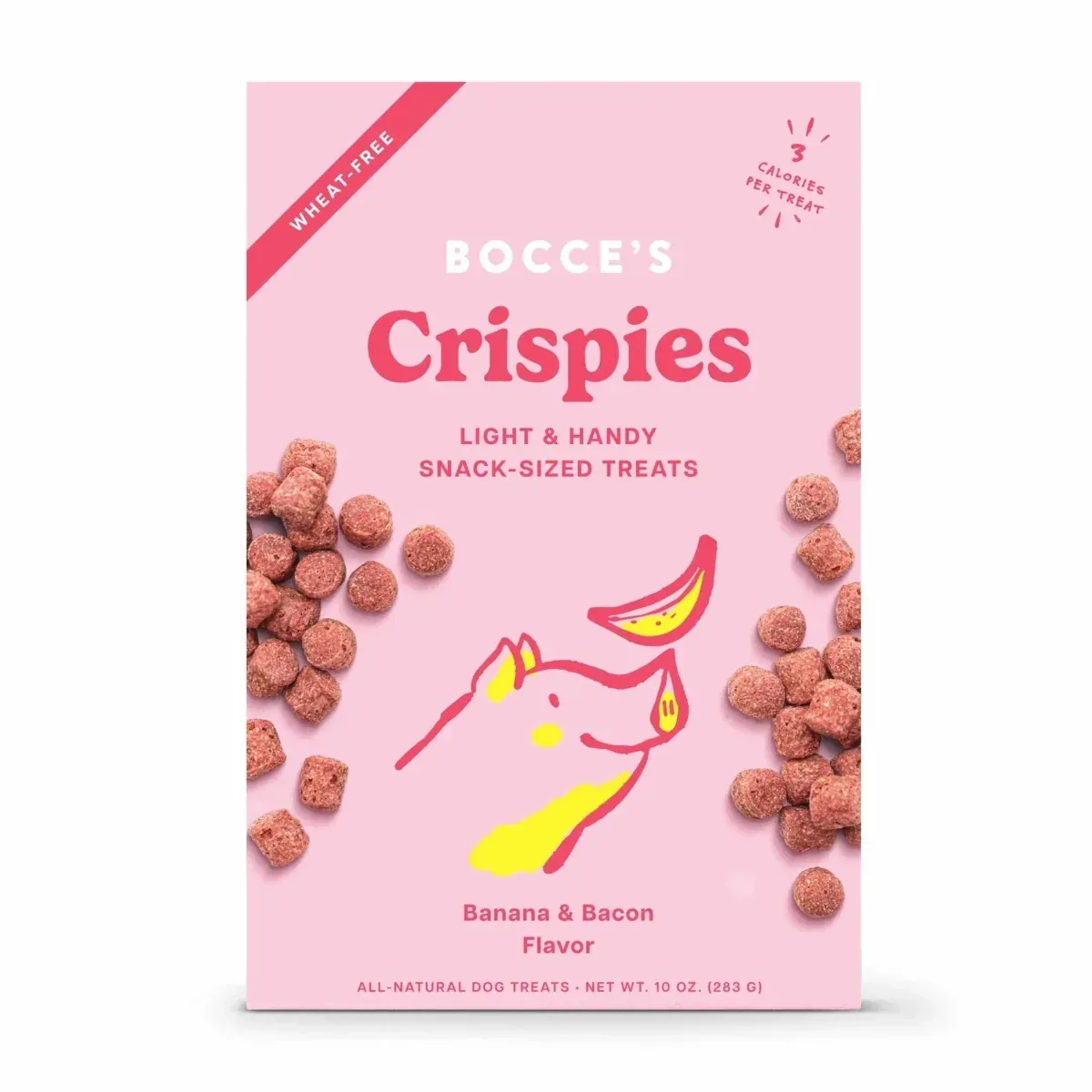 Bocce's Bakery Banana + Bacon Crispies Dog Treats 10 oz