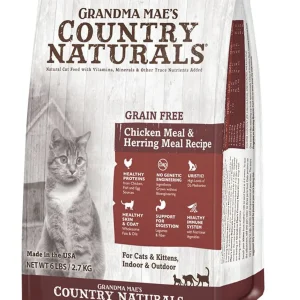 Grandma Mae's Country Naturals Grain-Free Dry Cat Food Chicken, 6 lb