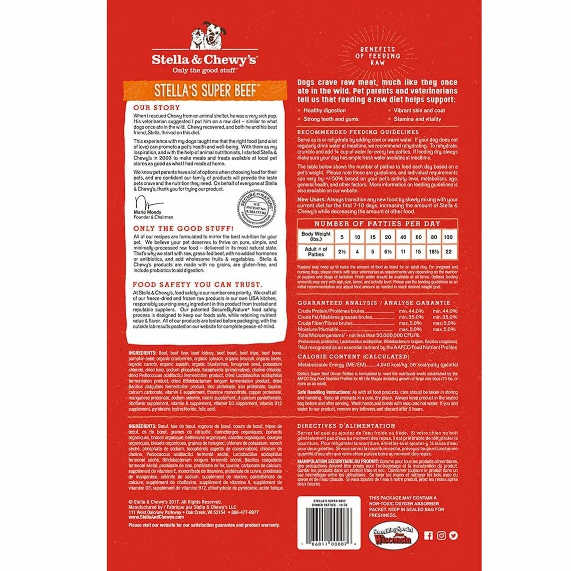 Stella & Chewy's Raw Dinners Freeze Dried Dog Food - Image 2