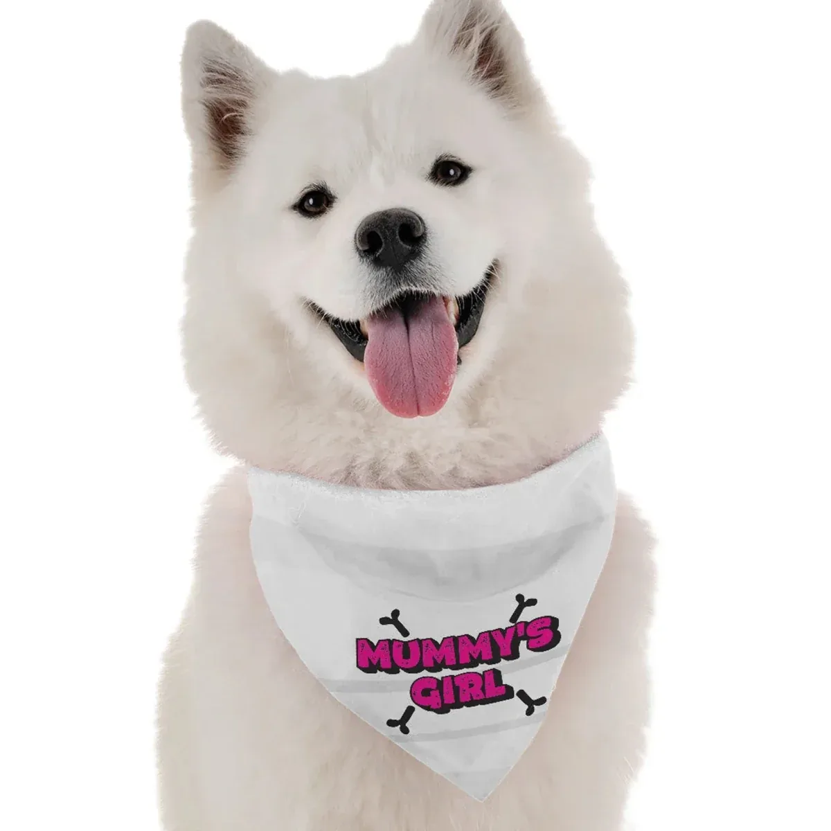 BanDoggie Mummy's Girl Dog Bandana - Soft Microfiber, Made in USA - Image 2