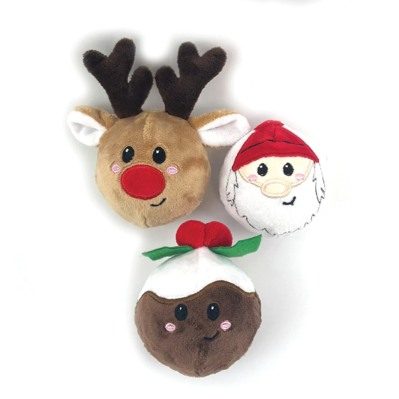 Happy Pet Festive Tennis Balls Tough Dog Toy