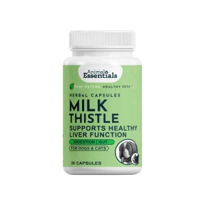Animal Essentials Milk Thistle Herbal Supplement for Dogs & Cats