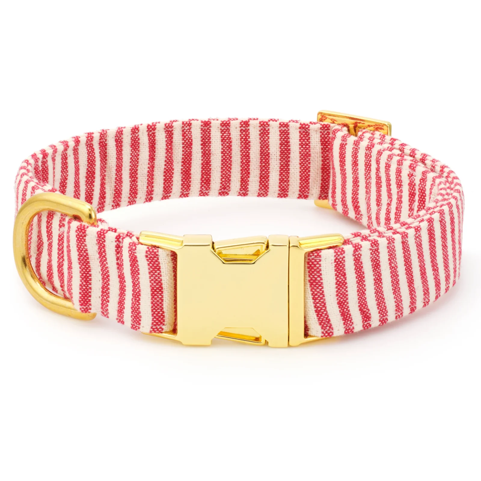 Red Stripe Dog Collar - Image 2