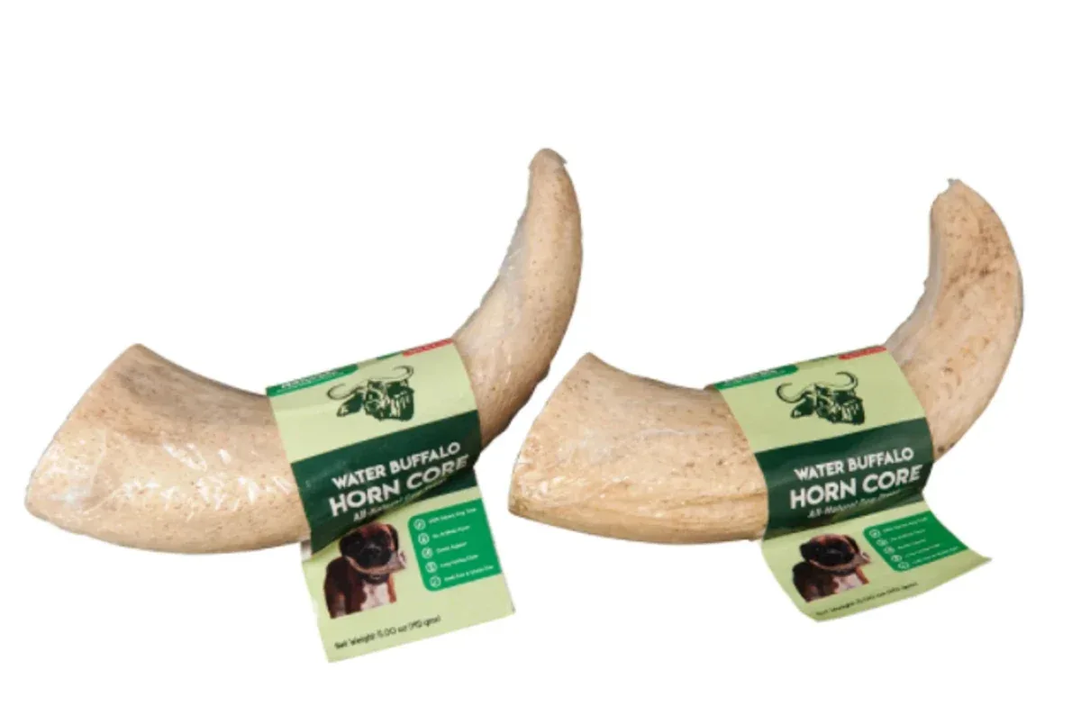 Rozie's Water Buffalo Horn Core Dog Chews, 10 oz each, Case of 2 - Image 2