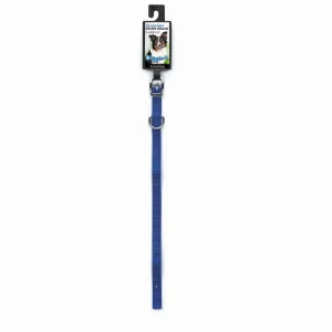 Diggers 1/2 in Nylon Dog Collar 16 in Blue