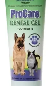 Professional Pet Products Procare Dental Gel for Dogs and Cats, 4 oz