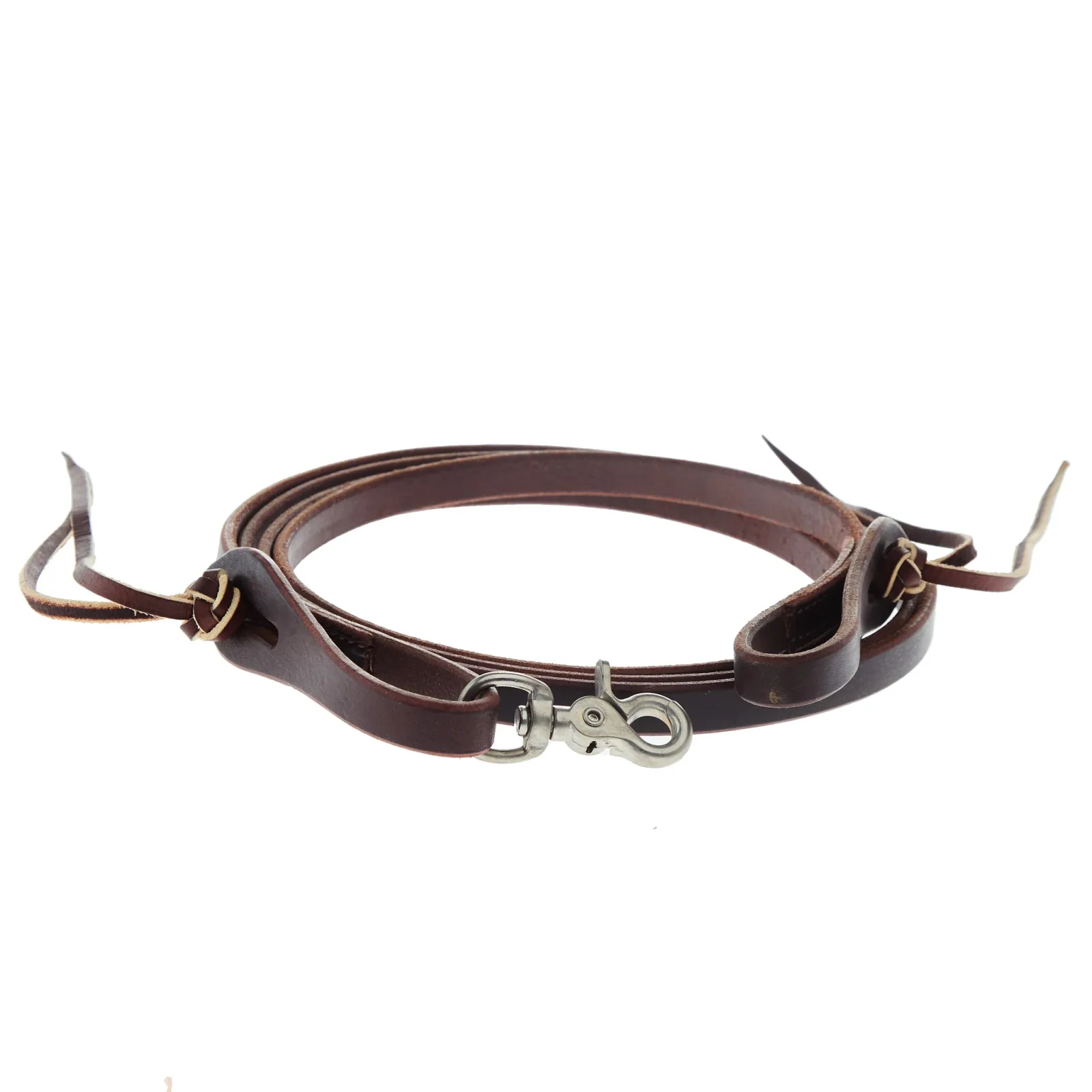 Professionals Choice Professional's 5/8in Latigo Roping Rein w/Waterloops