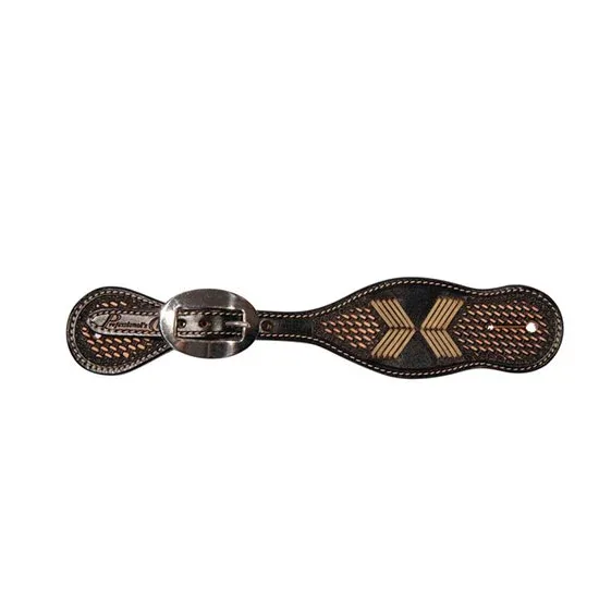 Professionals Choice Professional's Arrowhead Rawhide Ladies Spur Straps