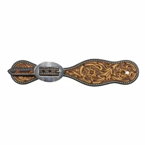 Professionals Choice Sanded Floral Spur Straps