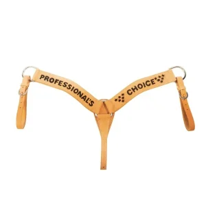 Professionals Choice Tooled Roughout Roper Breast Collar