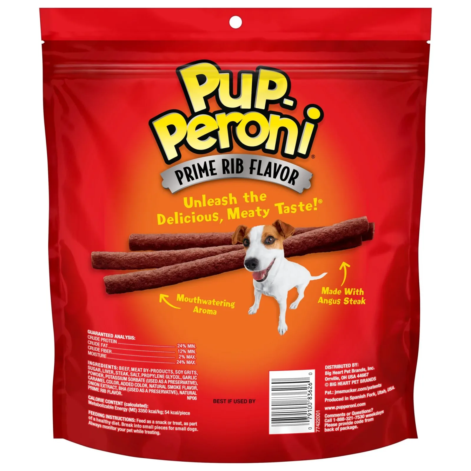 Pup-Peroni Prime Rib Flavor Dog Treats, 22.5oz Bag - Image 2