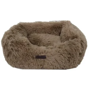 Pure Comfort Tan Cozy Cuddler Pet Bed