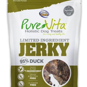 Pure Vita Duck Jerky Dog Treats 4oz {L+1x} 131270