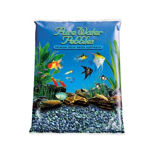 Pure Water Pebbles Premium Fresh Water Coated Aquarium Gravel Blue Lagoon 2/25 lb - Image 2