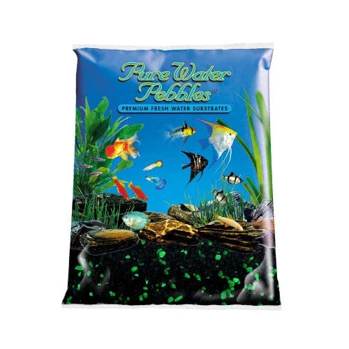 Pure Water Pebbles Premium Fresh Water Coated Aquarium Gravel Emerald Glo 6/5 lb - Image 2