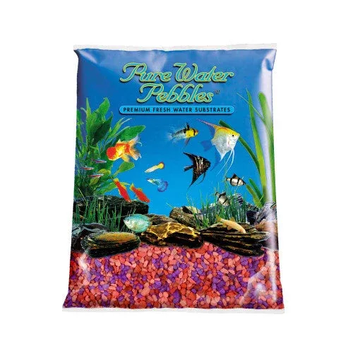 Pure Water Pebbles Premium Fresh Water Coated Aquarium Gravel Neon Fruit Delight 6/5 lb - Image 2
