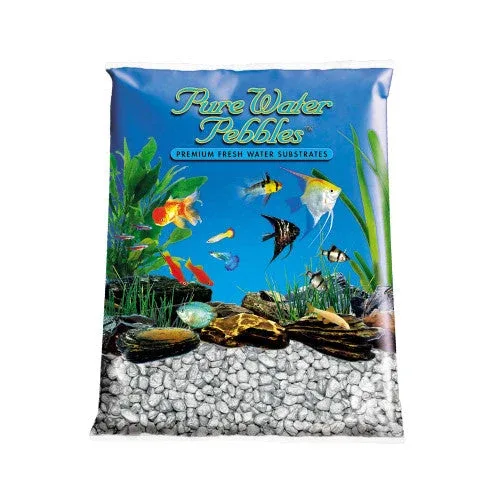 Pure Water Pebbles Premium Fresh Water Frosted Aquarium Gravel Silver 2/25 lb - Image 2