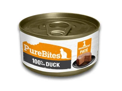 PureBites 100% Pure Duck Pate 12 / 2.5 oz - Image 2