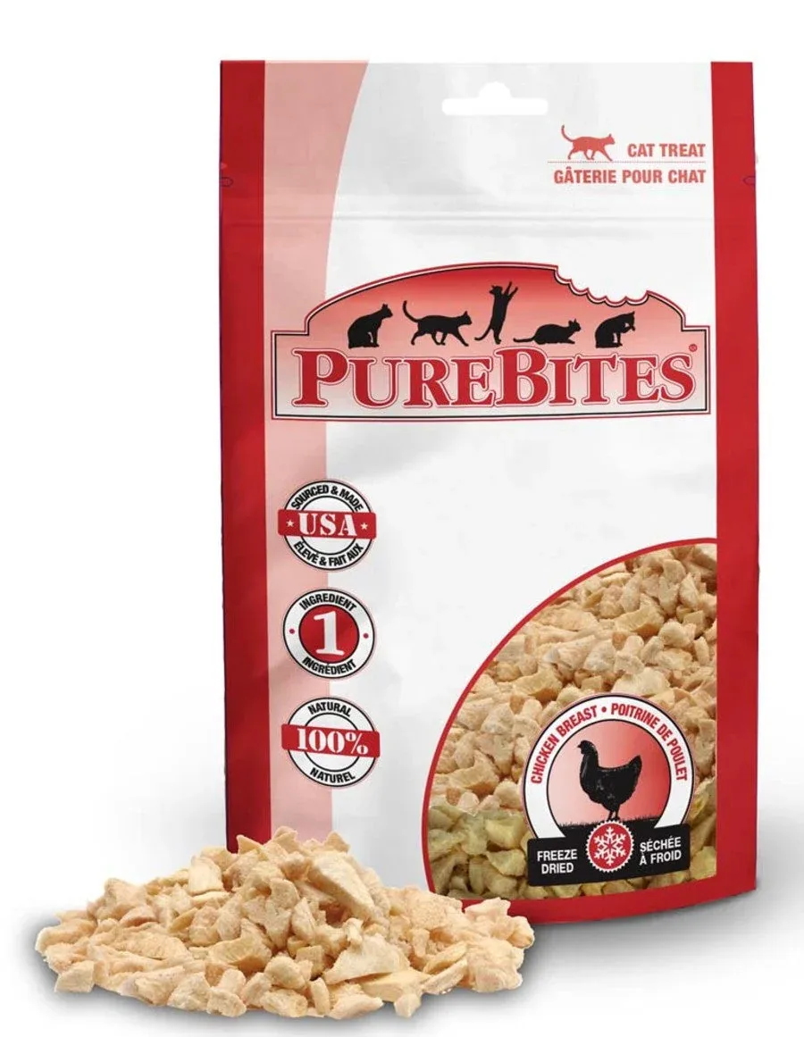 PureBites Freeze Dried Chicken Breast Cat Treats 1.09 oz - Image 2