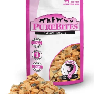 PureBites Salmon Cat or Dog Treats 1.16 oz
