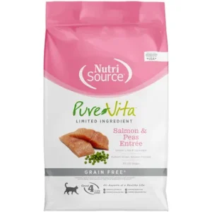 PureVita Grain Free Salmon & Peas Entree Dry Cat Food