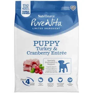 PureVita Limited Ingredient Puppy Turkey & Cranberry Entrée Grain Free Dry Dog Food