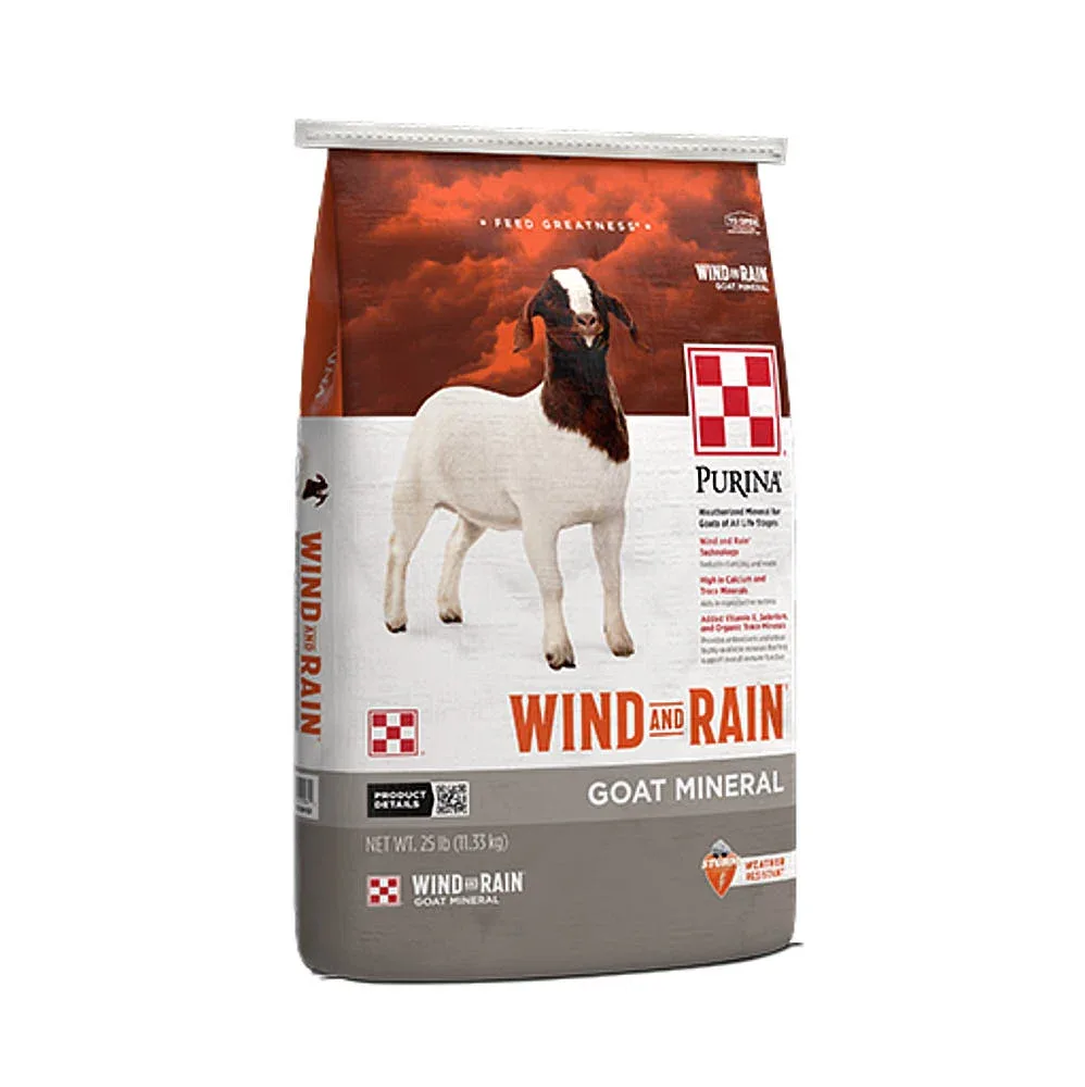 Purina Animal Nutrition Wind And Rain Goat Mineral 25lb
